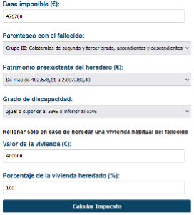 Reducciones del impuesto de sucesiones en Asturias
